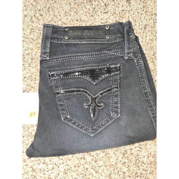 Womens Rock Revival Skinny Jeans Size 26/ 31' Inseam / Vivian Easy Skinny - Picture 1 of 3